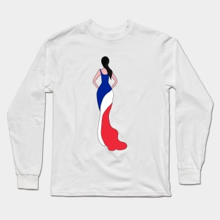 France Woman Long Sleeve T-Shirt